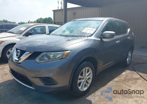 2014 Nissan Rogue S из США, поврежденный, VIN 5N1AT2MT1EC853181